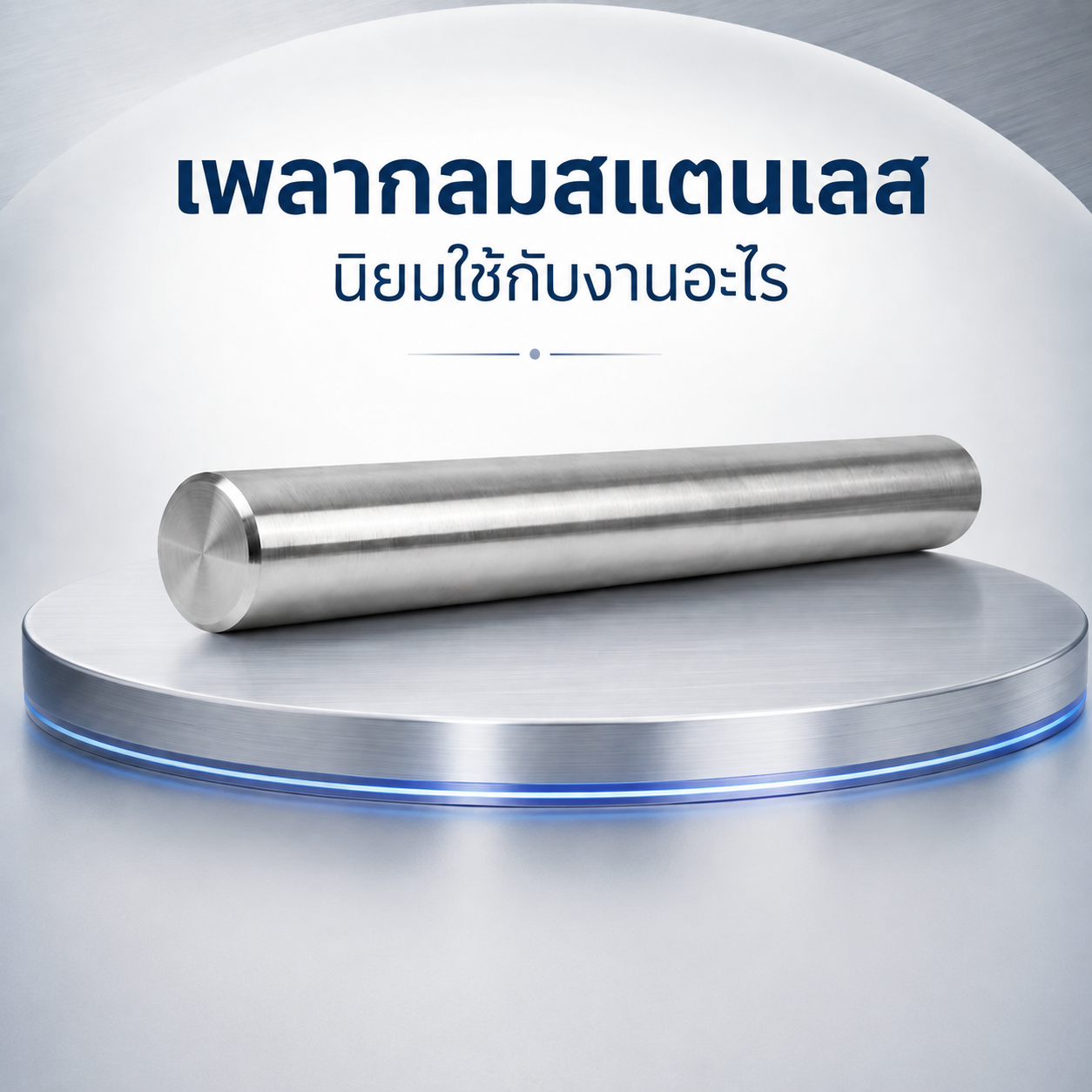 เพลากลมสแตนเลส นิยมใช้กับงานอะไร