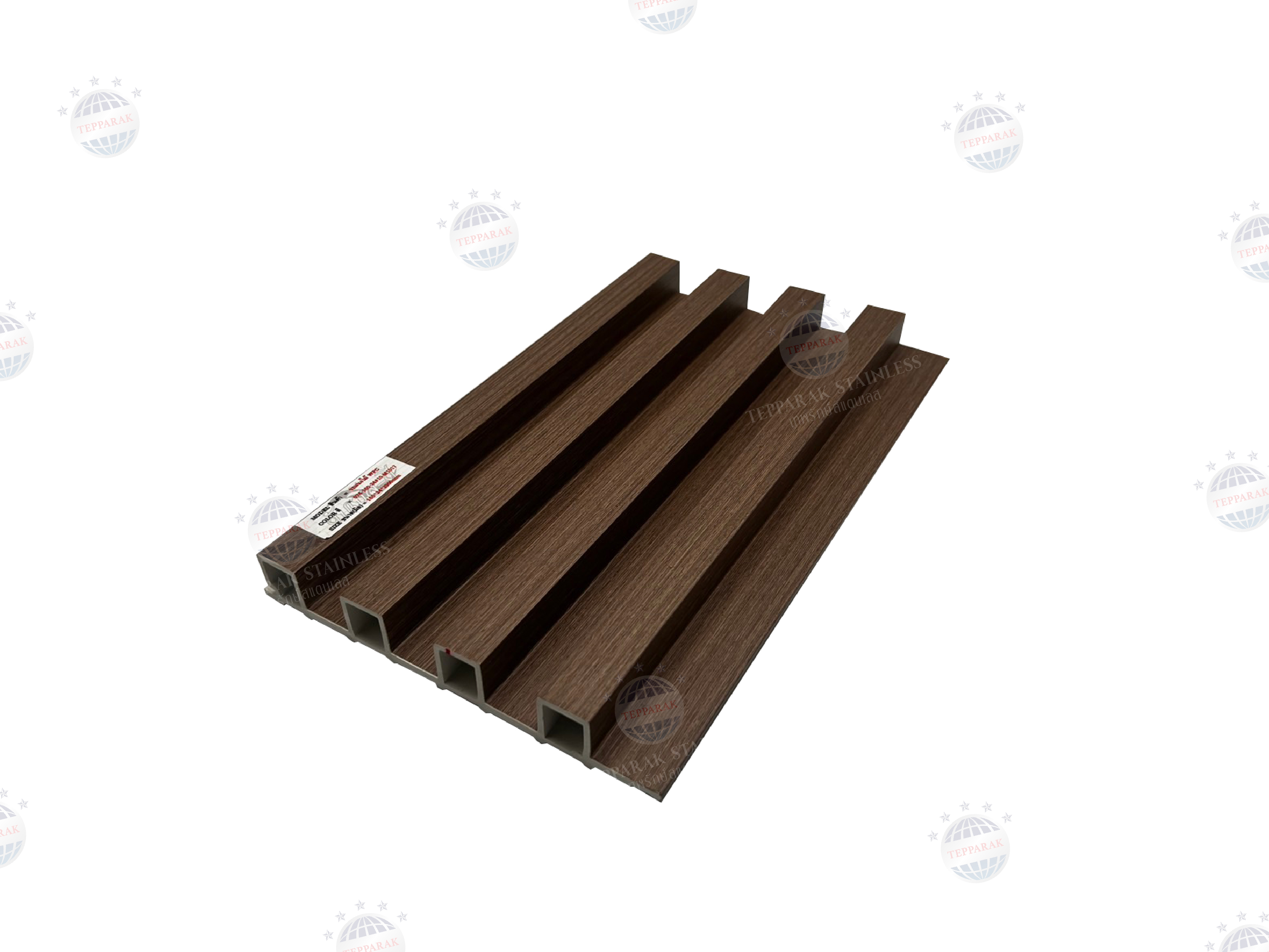 ระแนง WPC Wall ลายไม้ สำหรับผนังและฝ้า – กันความชื้น  หมดปัญหาปลวกแมลง   ติดตั้งง่าย