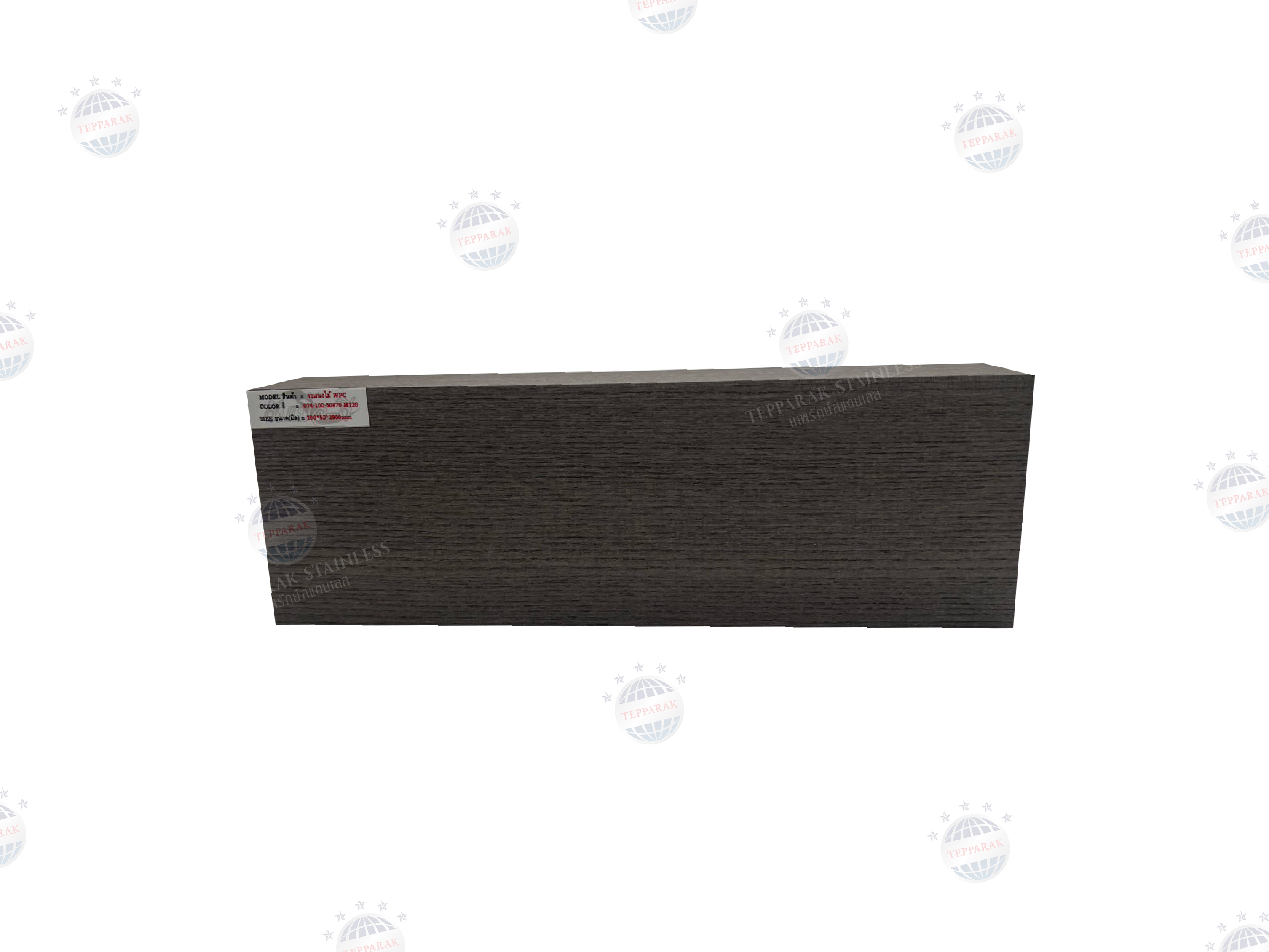 กล่องระแนงWPC TUBE ลายเทา