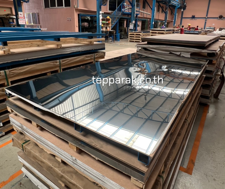 แผ่นสแตนเลสเกรด 430  BA ผิวเงา  Stainless Steel Sheet