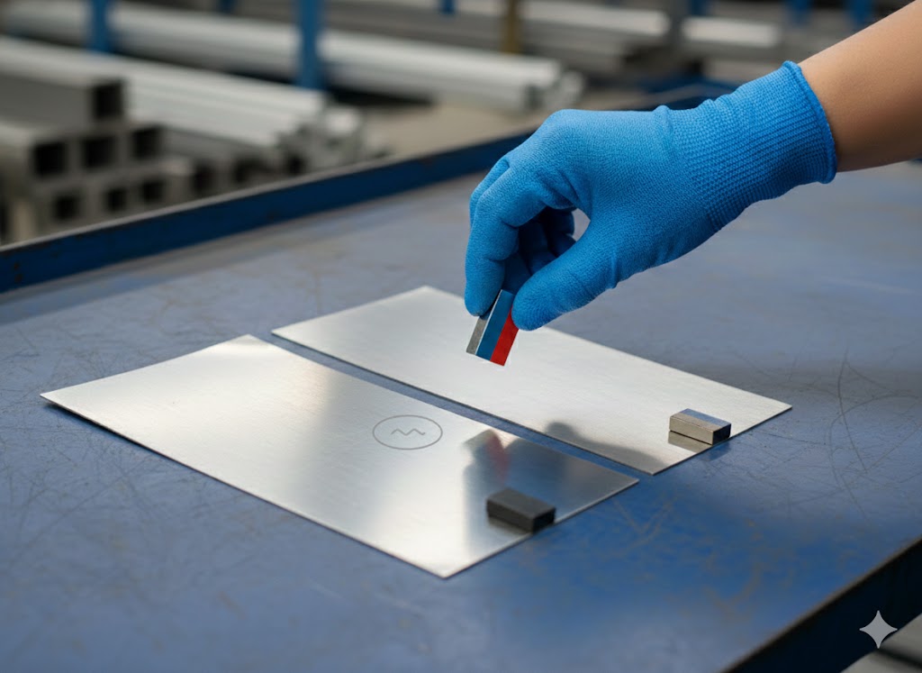 ใช้เเม่เหล็กตรวจสอบคุณภาพ - เทพรักษ์ อินเตอร์ 